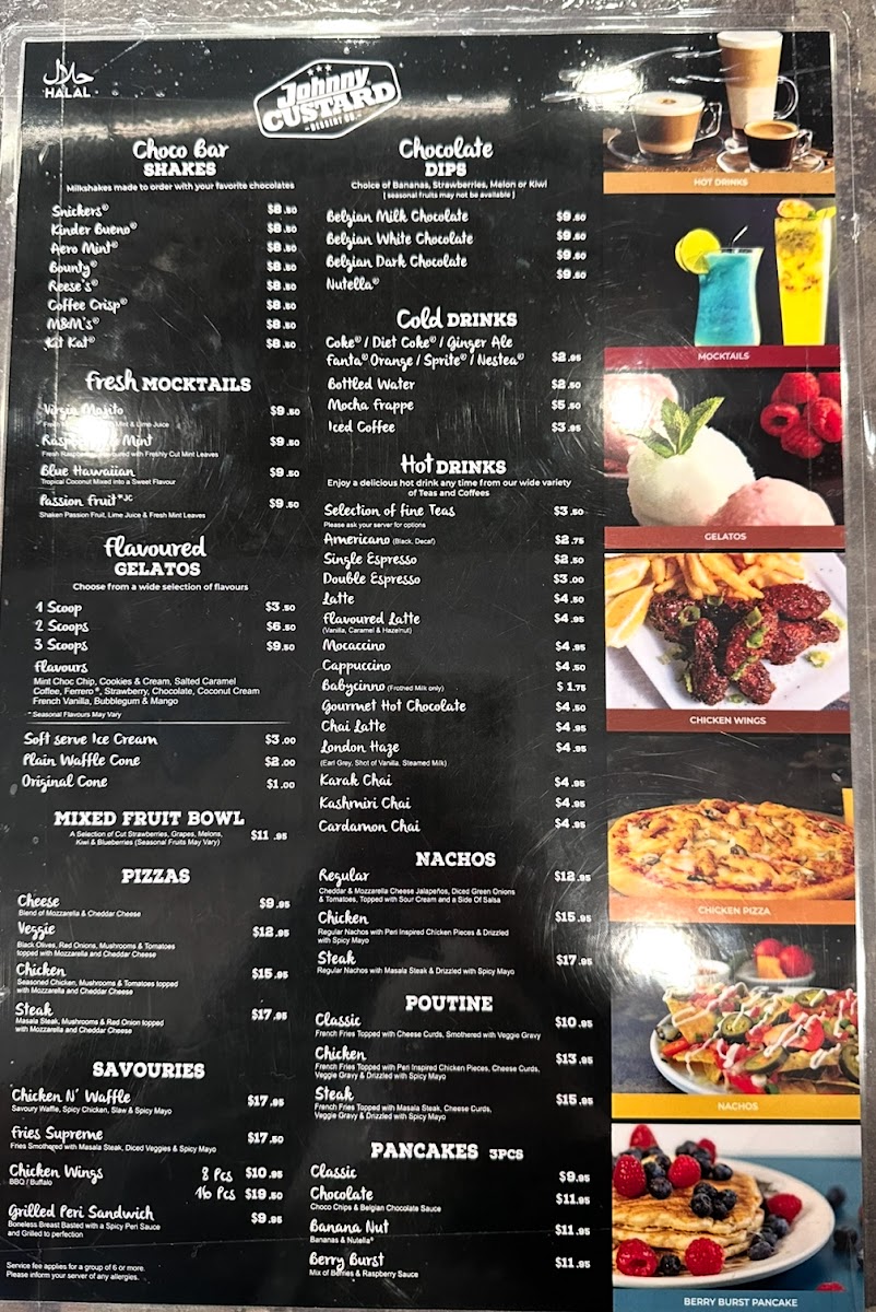Johnny Custard Dessert Co Menu - Image 4