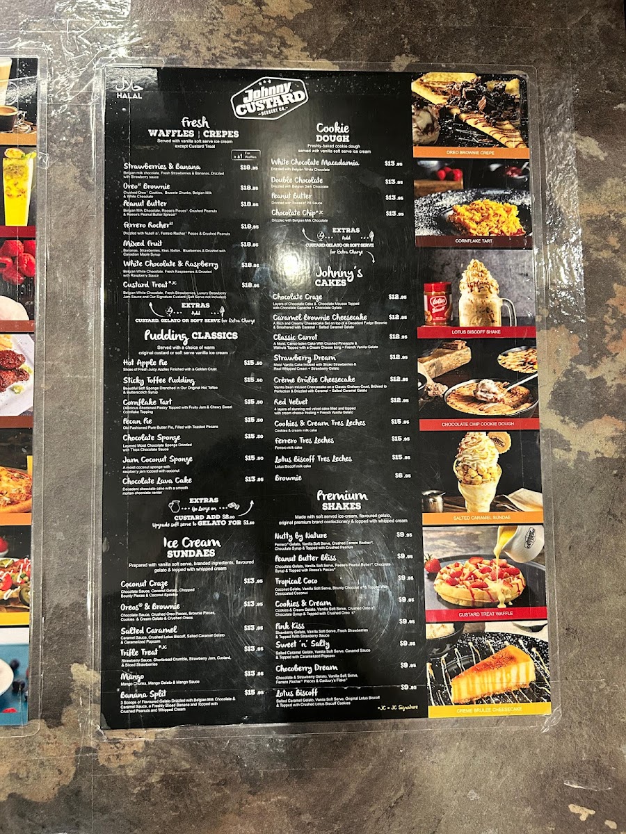 Johnny Custard Dessert Co Menu - Image 5