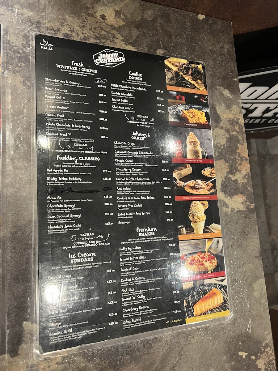 Johnny Custard Dessert Co Menu - Image 6